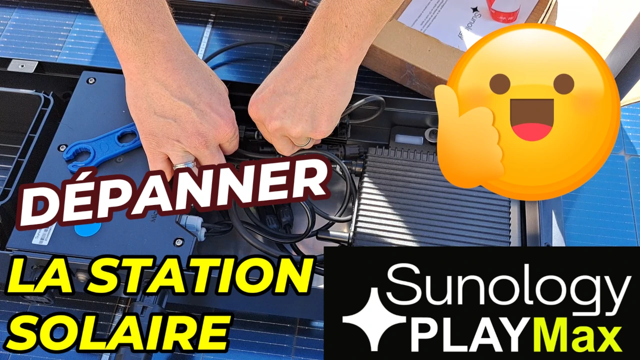 réparer la station solaire sunology play max DIY