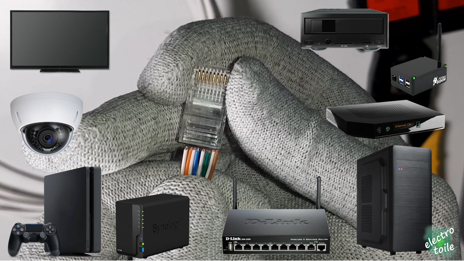 comment raccorder un câble informatique rj45 réseau ?