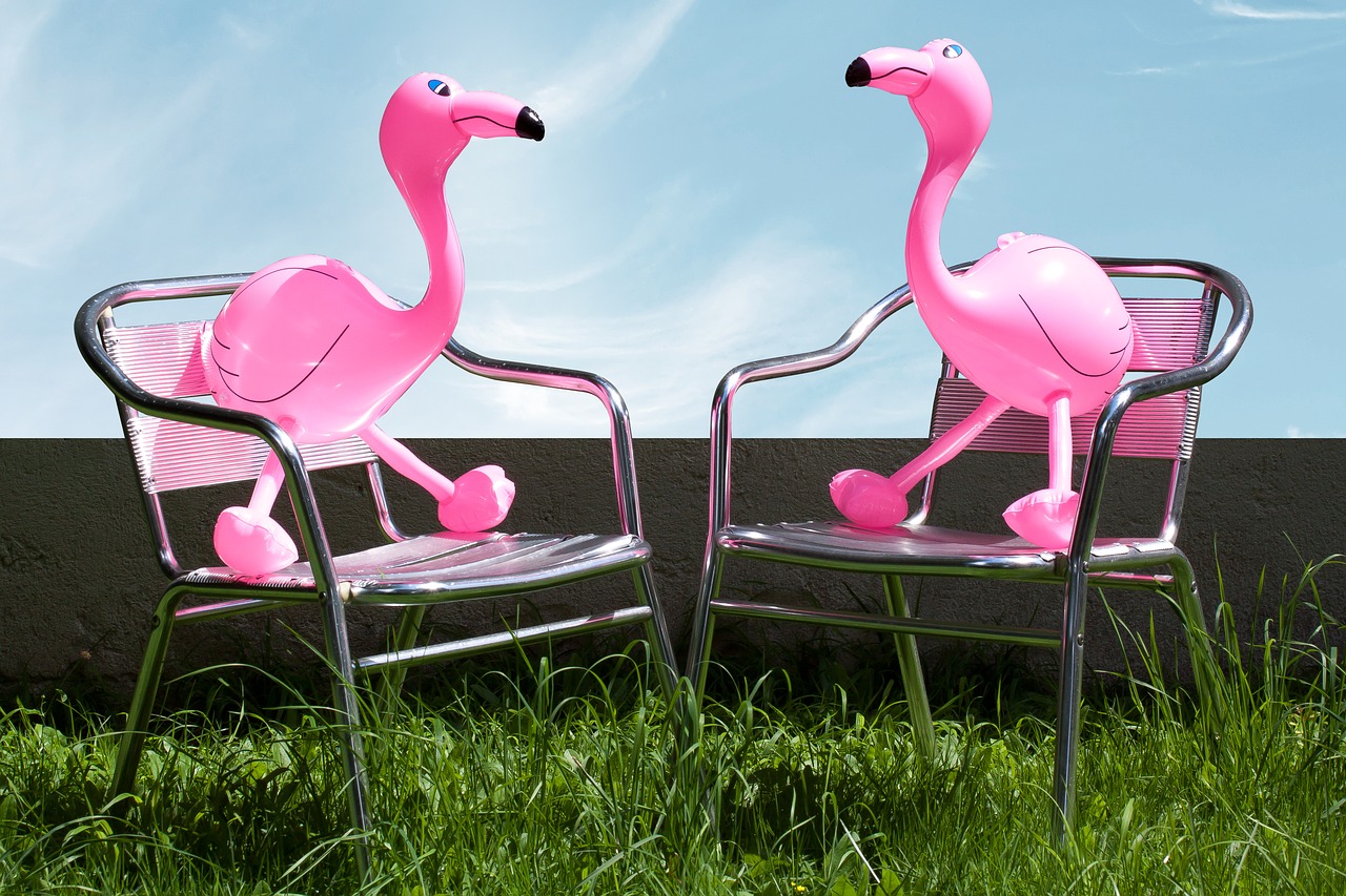 chaise de jardin en métal