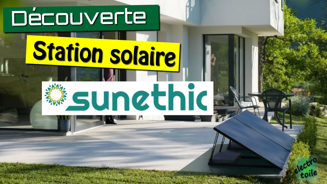 la station solaire Sunethic à brancher sur prise secteur