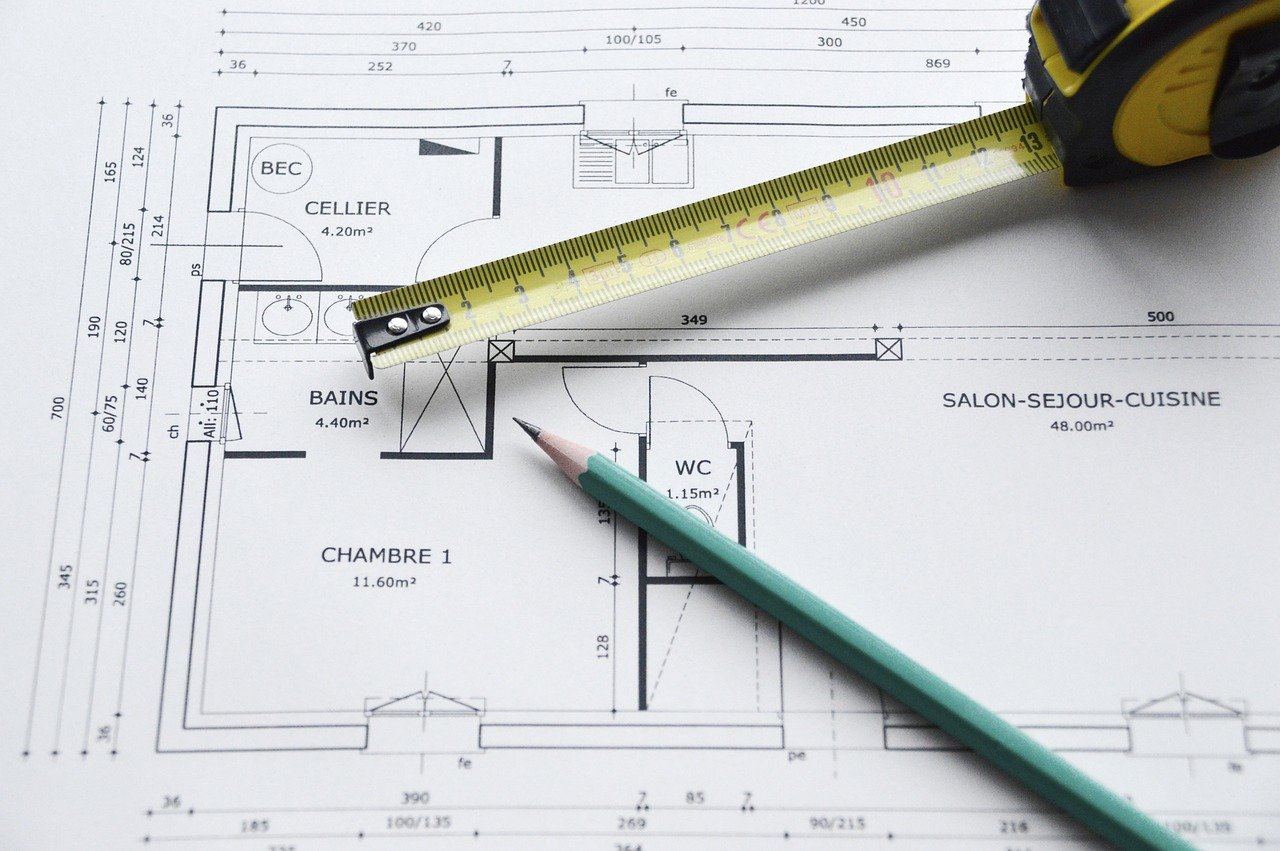plan pour les travaux d'un appartement en Loi Pinel