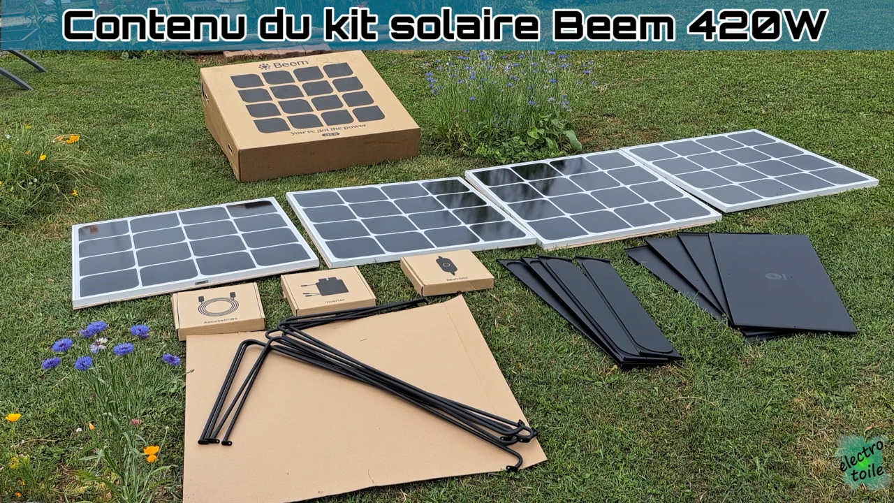 contenu du nouveau kit solaire Beem 420W