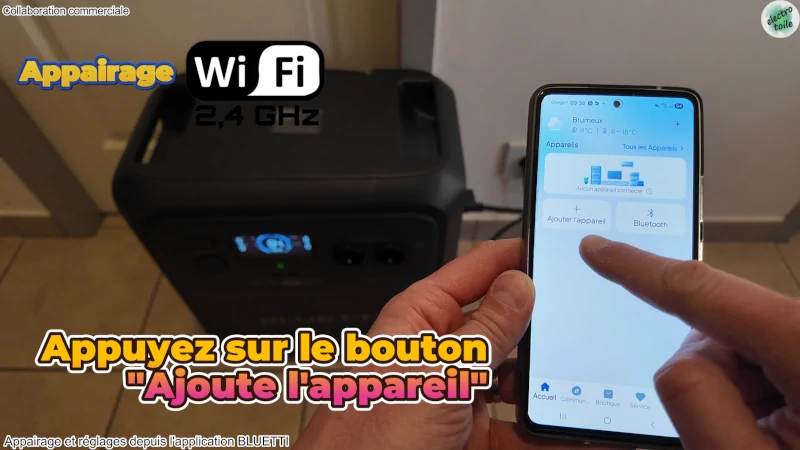 appairer la station Bluetti Elite 400 en bluetooth ?