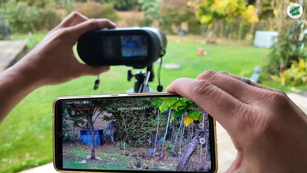comment connecter son smartphone en Wifi aux jumelles Cigman CNVPRO ?