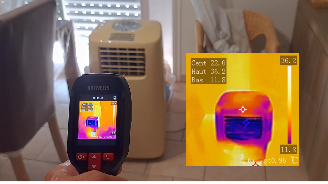 Utilisation de la caméra thermique Kaiweets KTI-200 à la maison