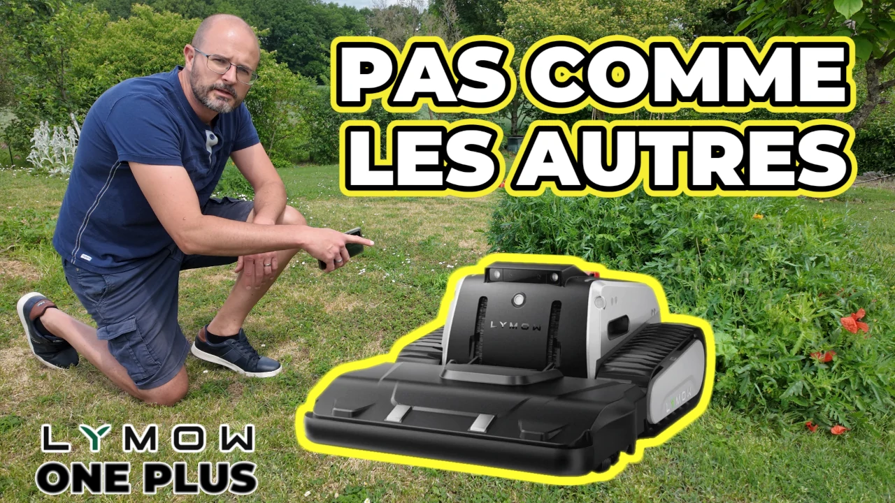 guide d'installation et test du robot tondeuse Lymow One Plus