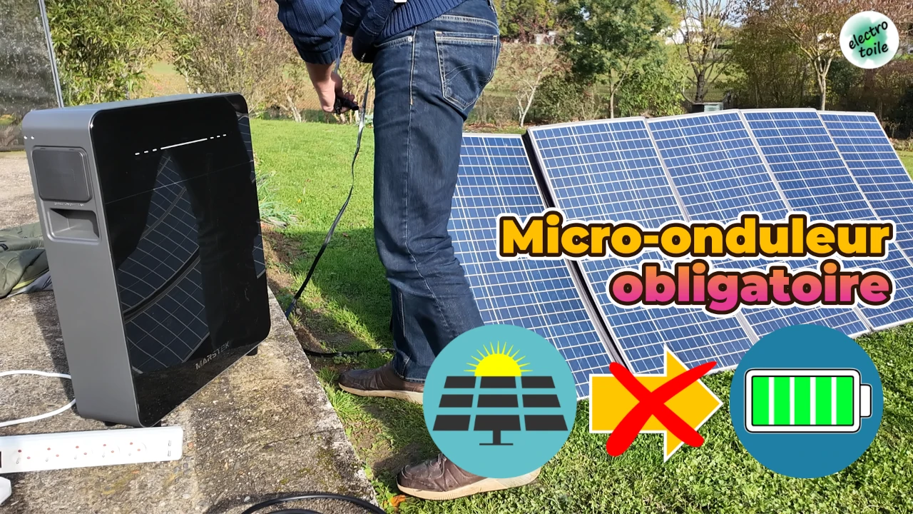 alimentation de secours en 230V pour site isolé