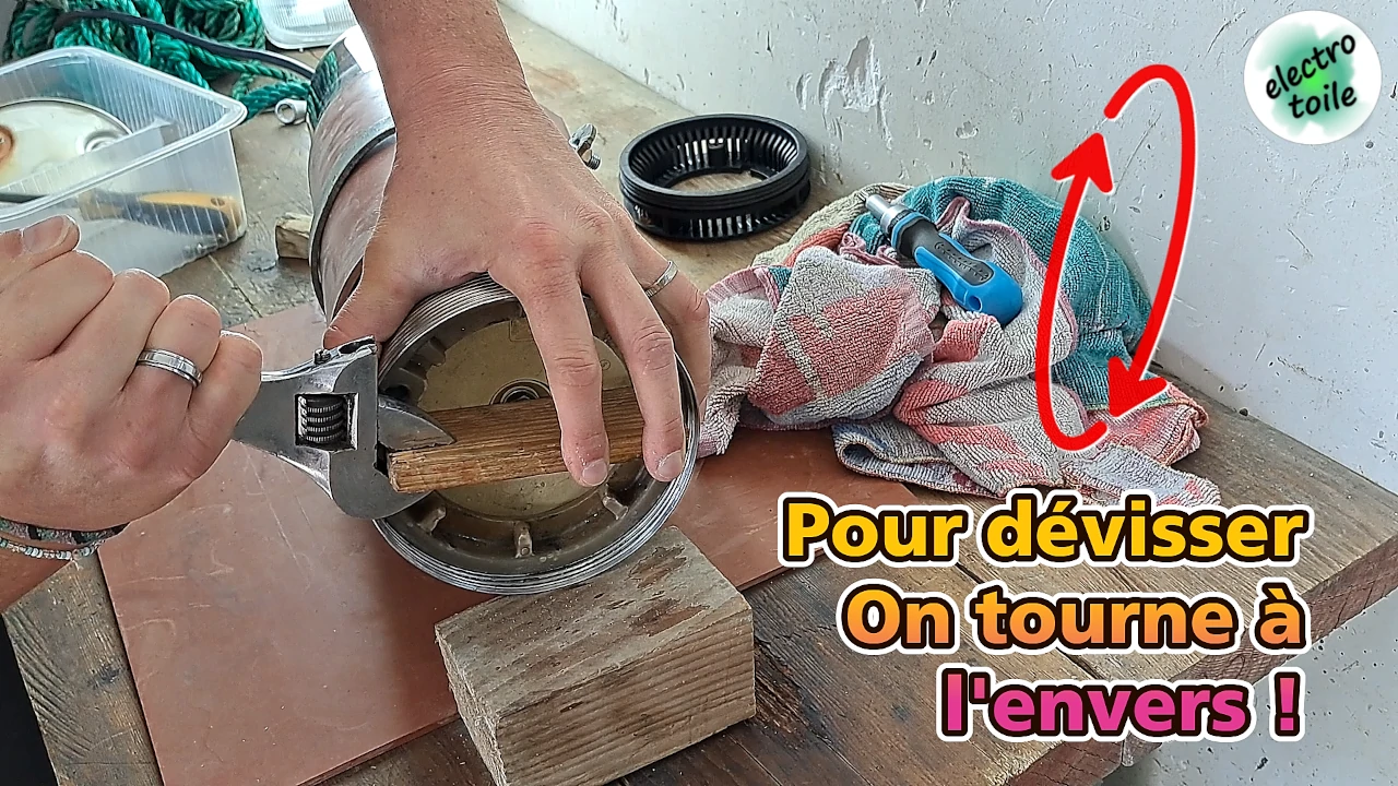 ouvrir la pompe immergée