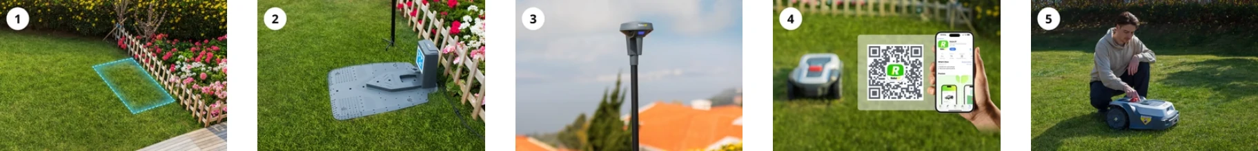 Robot tondeuse RoboUP 1200 Pro installation simple du robot tondeuse roboUP 1200 PRO