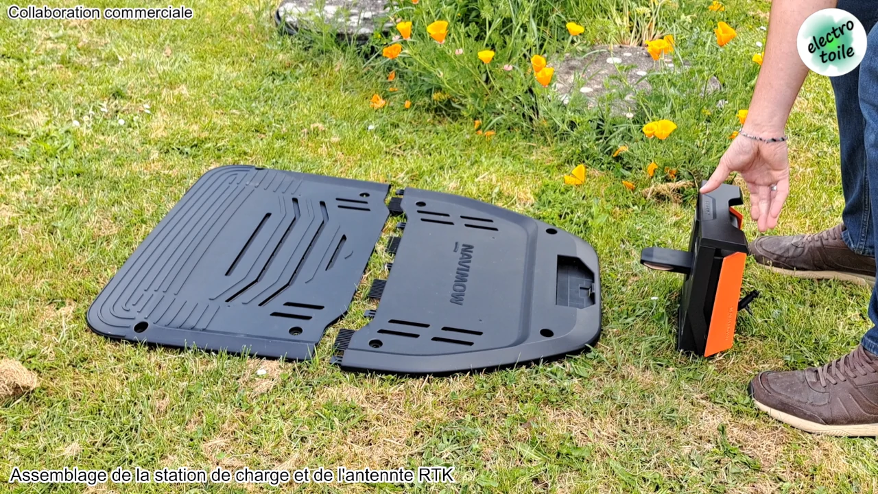 comment assembler la station de charge du robot tondeuse X330E Navimow ?
