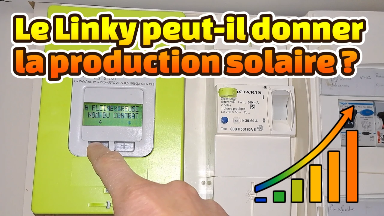 le compteur linky permet-il d'afficher la puissance solaire produite