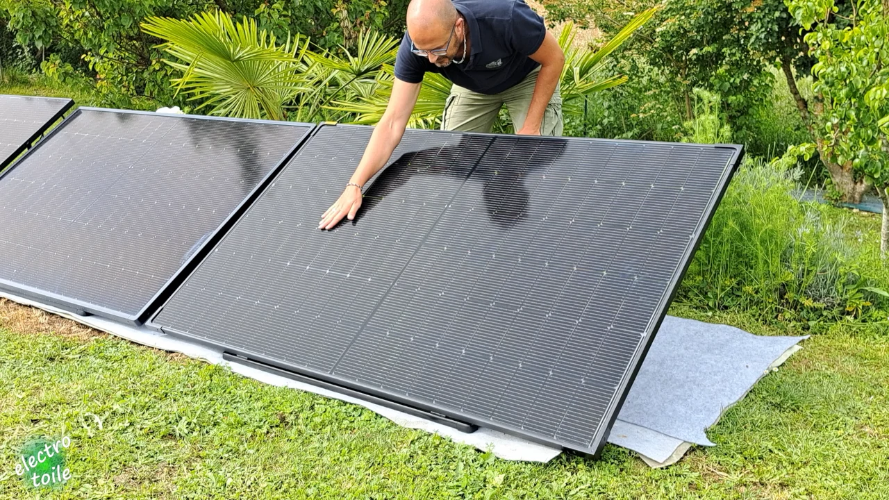 Image de stations solaires à poser au sol