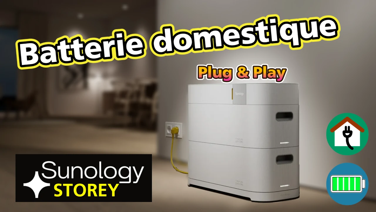 batterie domestique Storey de Sunology un stockage Plug and play