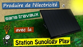 réduire la facture d'électricité avec la station solaire sunology Play