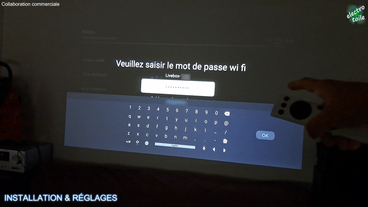 comment paramétrer le wifi du vidéoprojecteur wanbo x5