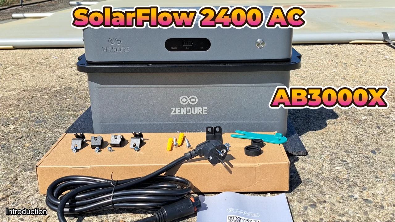 que contient le kit SolarFlow 2400 AC avec la batterie AB3000X de Zendure ?