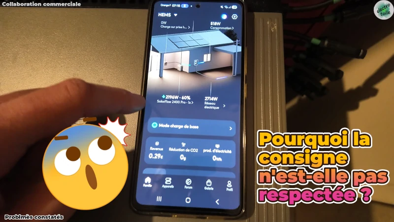 problème sur le SolarFlow 2400 PRO de Zendure